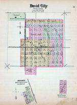 David City, Brainard, Nebraska State Atlas 1885